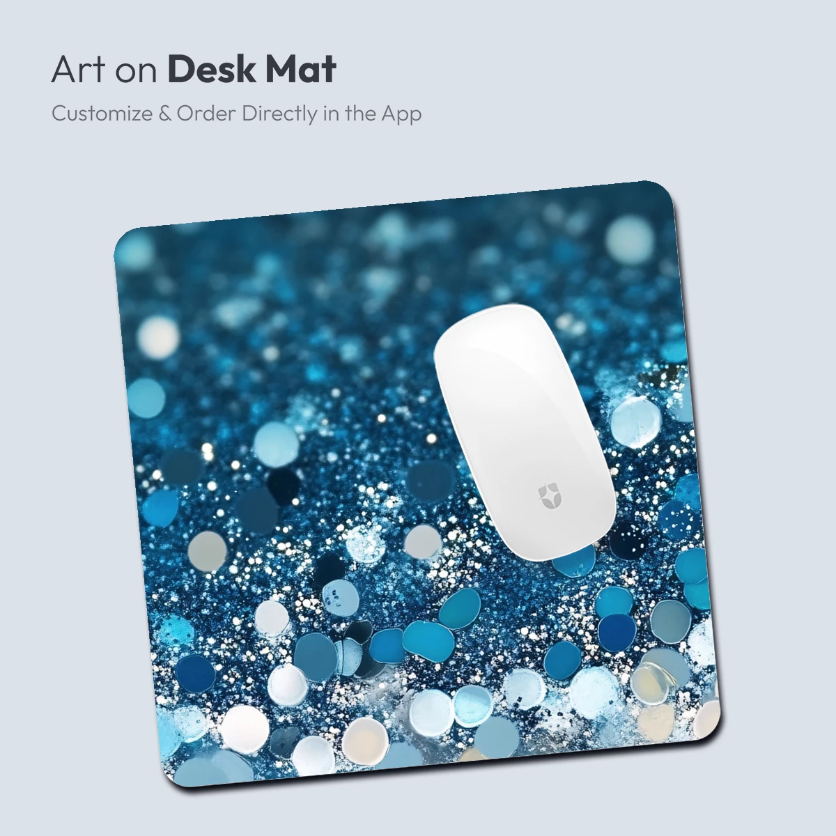 Blue Glitter Galaxy: Cosmic Confetti Dream - Image 4