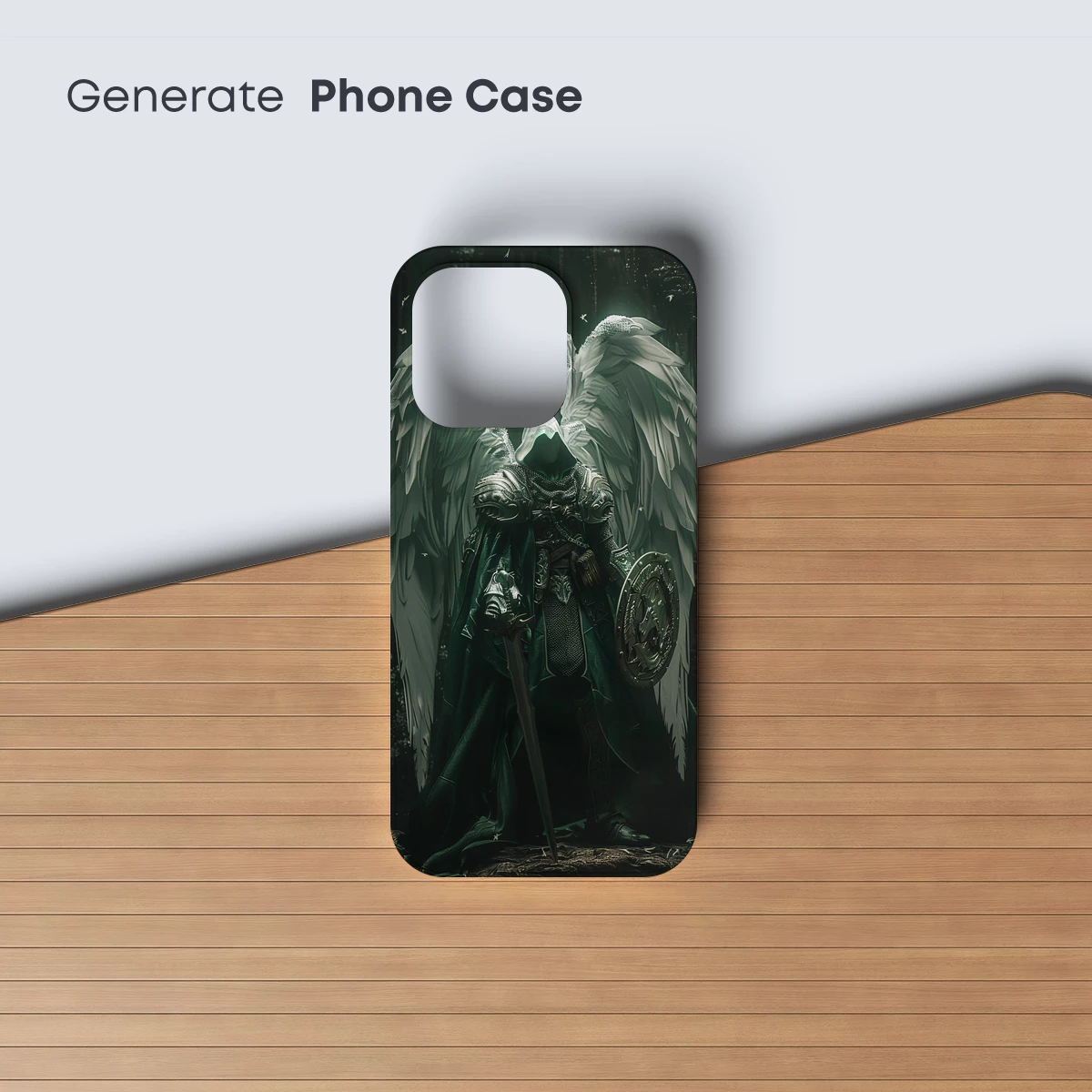 Ethereal Guardian: Angelic Knight in Armor - Image 3