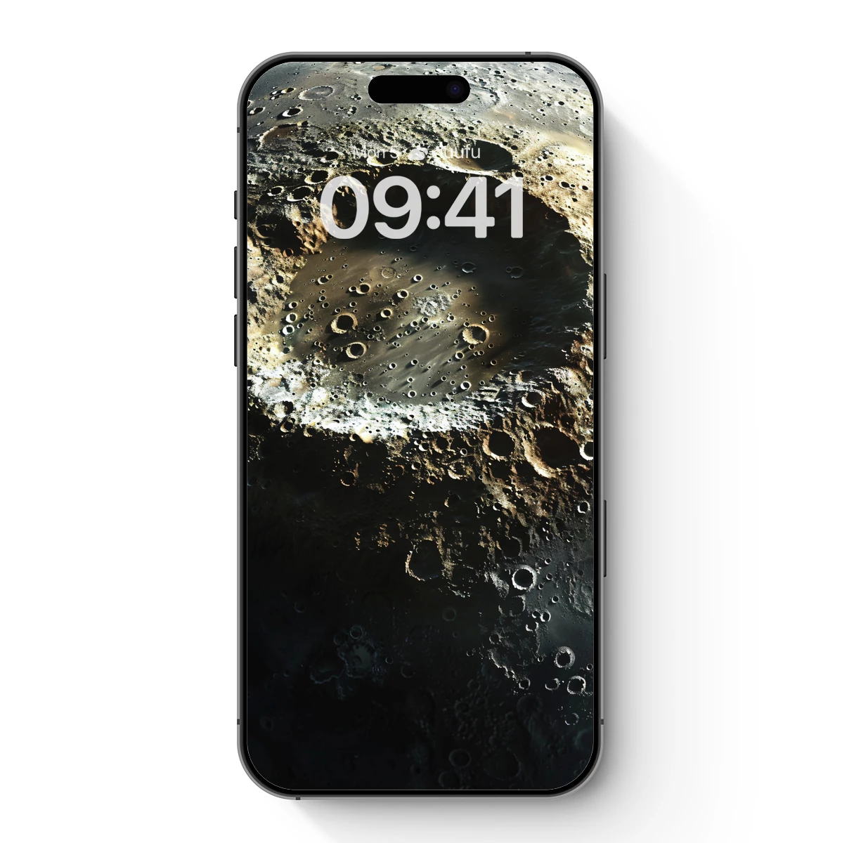 Cratered Moon Landscape: Cosmic Terrain Artistry