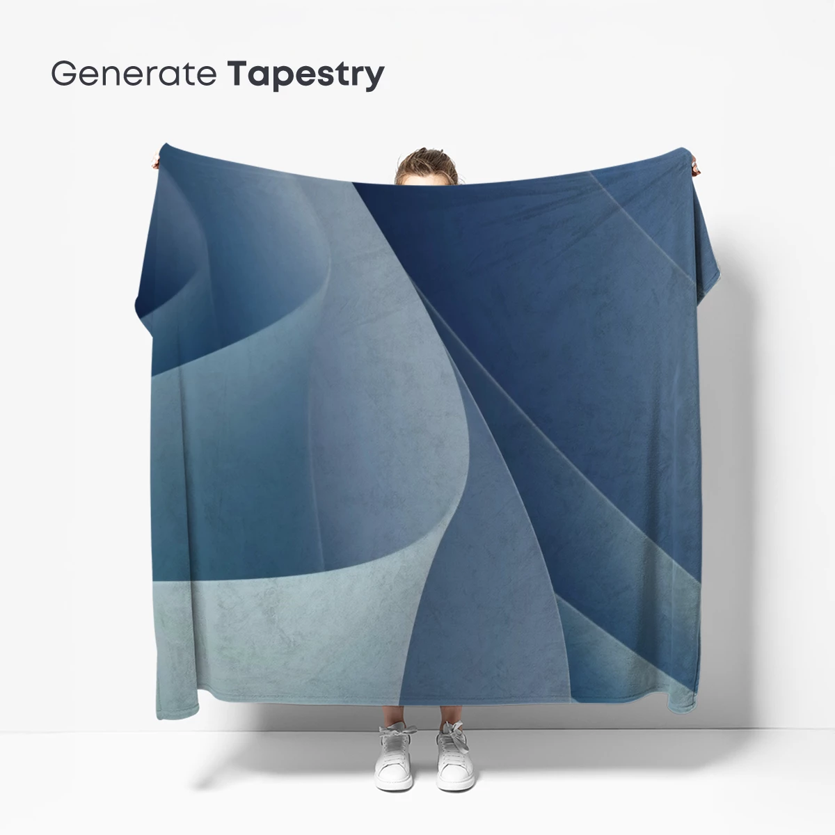 Ethereal Blue Waves: A Digital Sculpture Symphony - Image 5