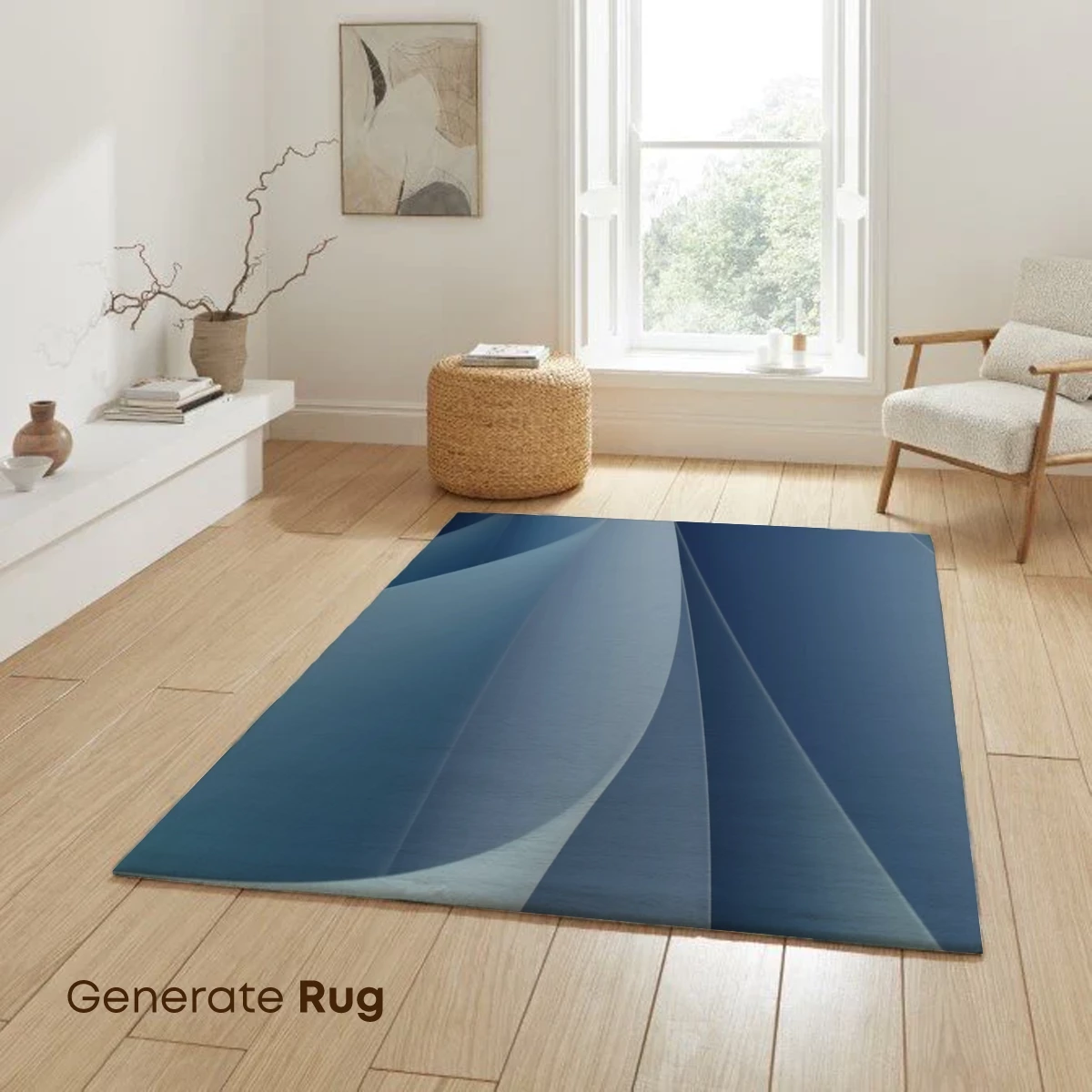 Ethereal Blue Waves: A Digital Sculpture Symphony - Image 6