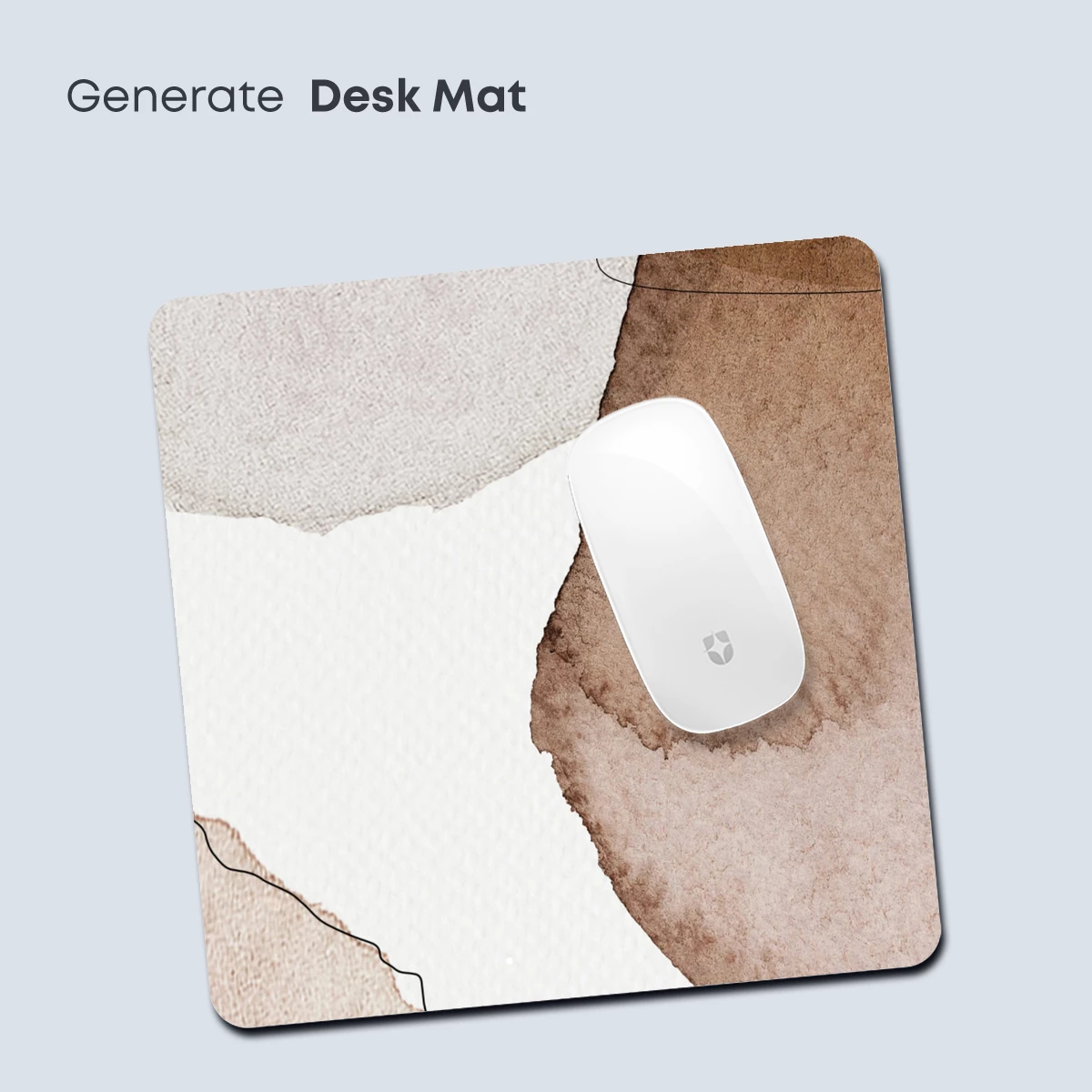 Abstract Watercolor Harmony: Earthy Tones Blend - Image 4