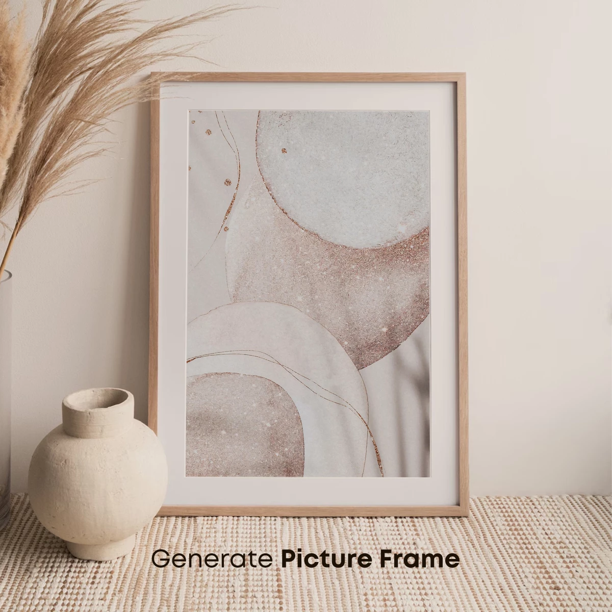 Ethereal Marble Elegance: Abstract Curves and Glittering Veins - Image 7