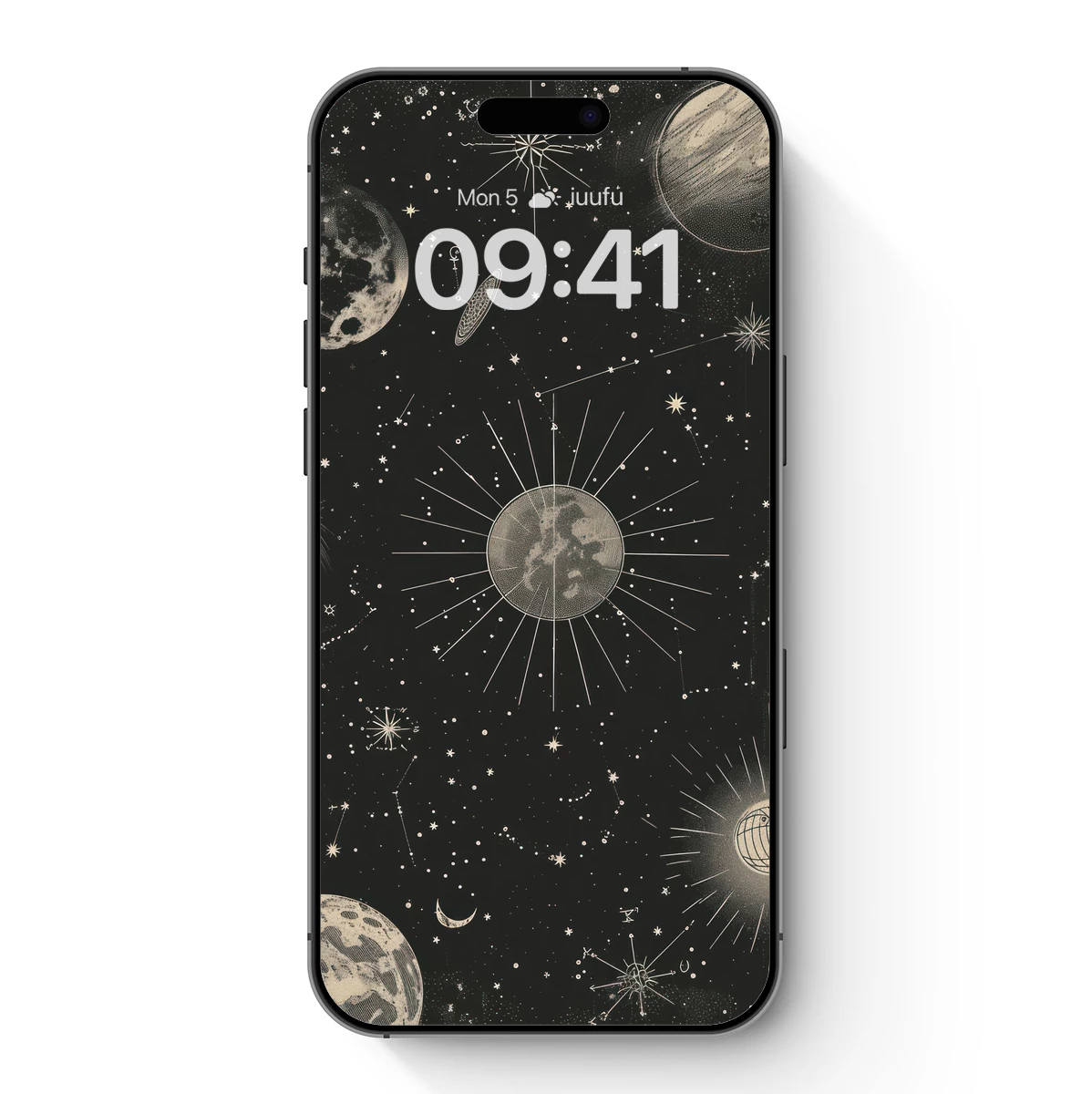 Cosmic Symphony: Vintage Space Illustration