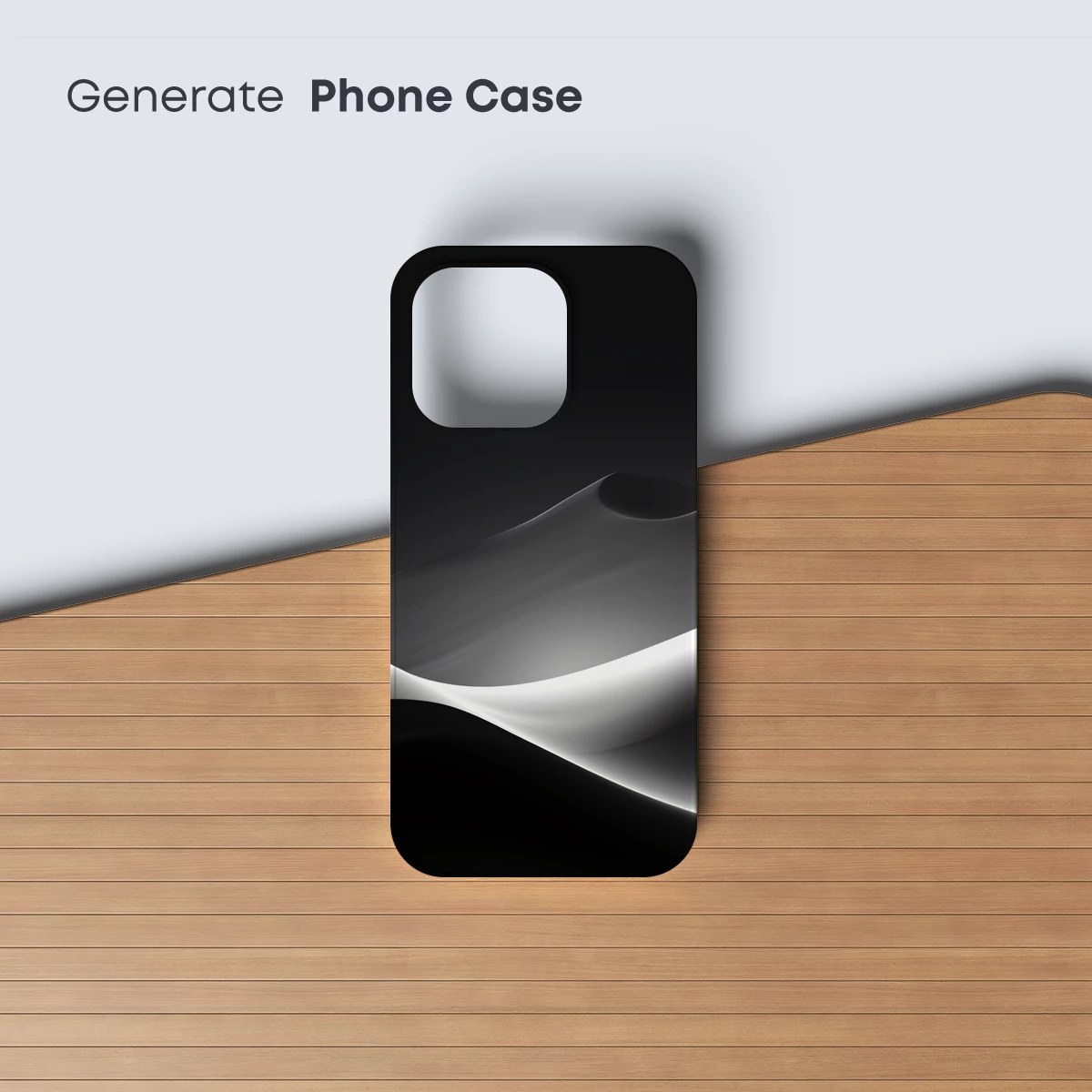 Elegant Minimalist Flow: Monochrome Curves - Image 3