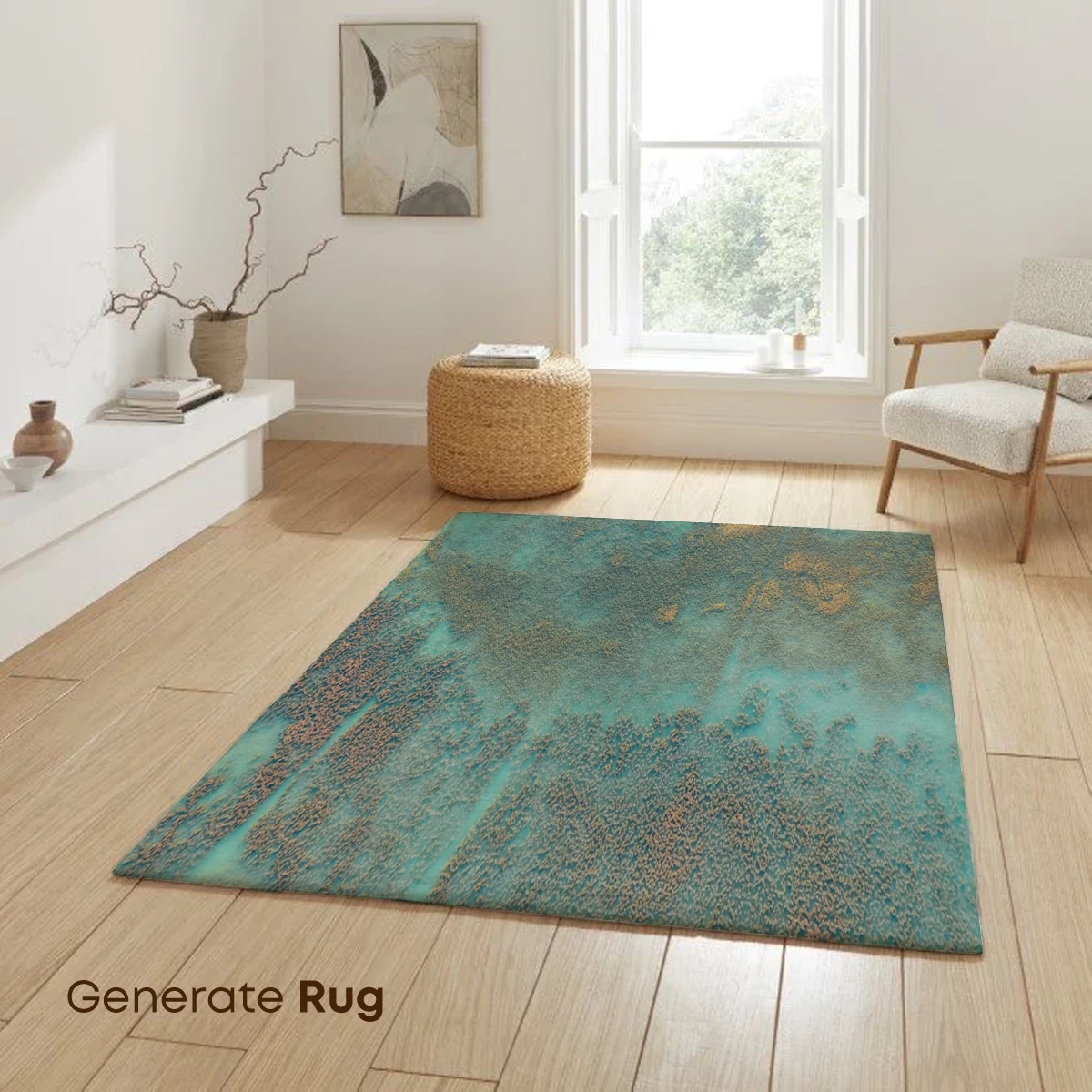 Aerial Turquoise Lagoon: Nature's Abstract Palette - Image 6