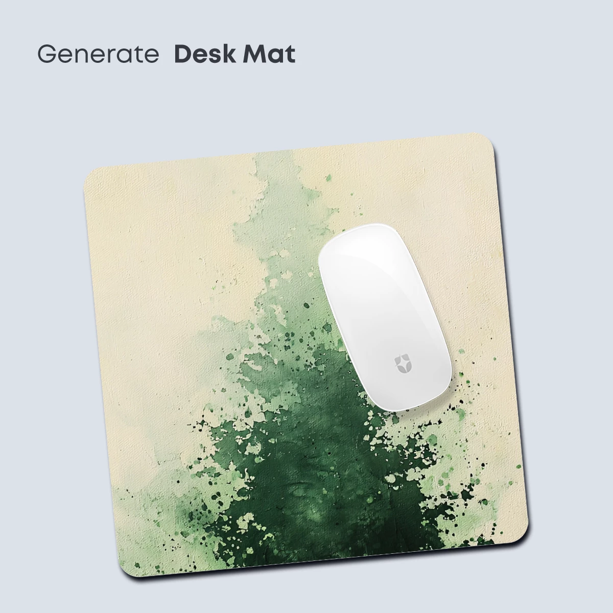 Emerald Mist: Abstract Green Watercolor Splash - Image 4