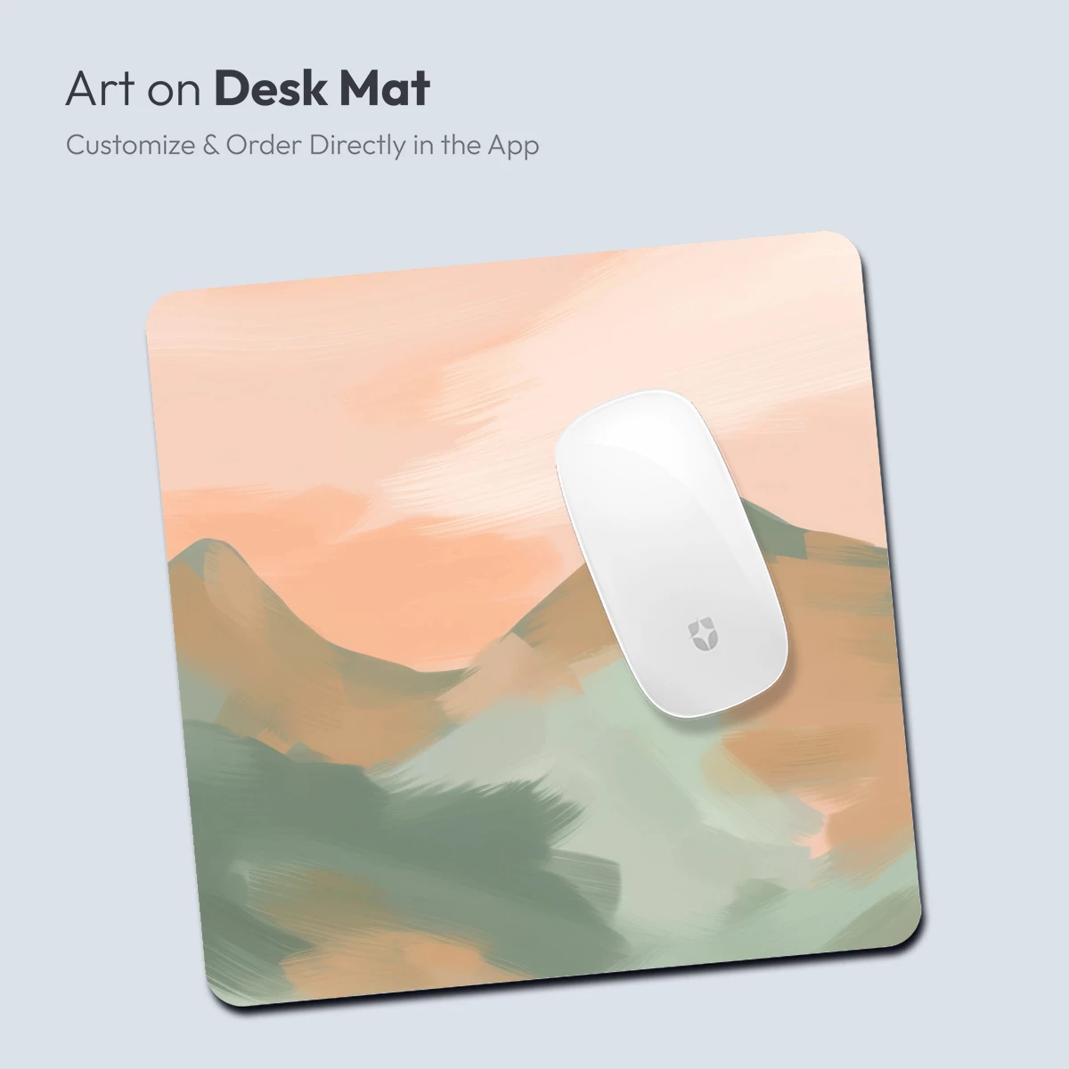 Pastel Peaks: Abstract Mountain Serenity - Image 4