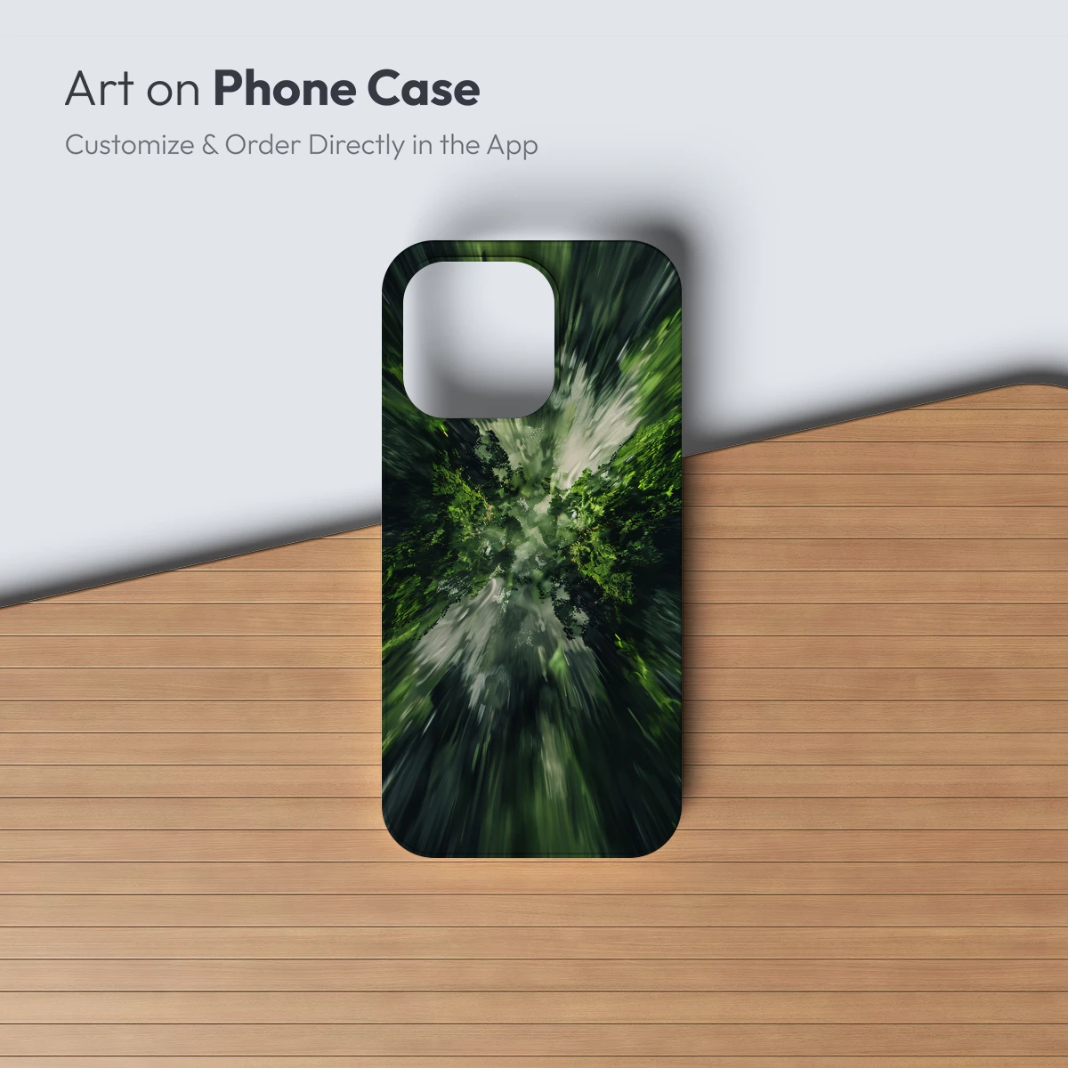 Forest Vortex: Dynamic Green Depths - Image 3