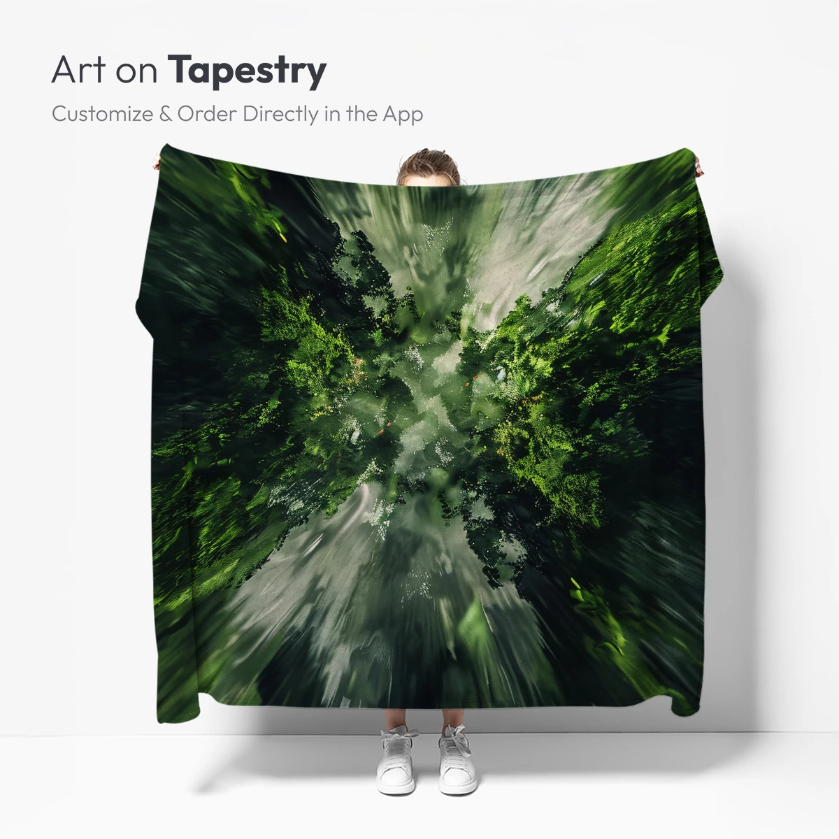 Forest Vortex: Dynamic Green Depths - Image 5