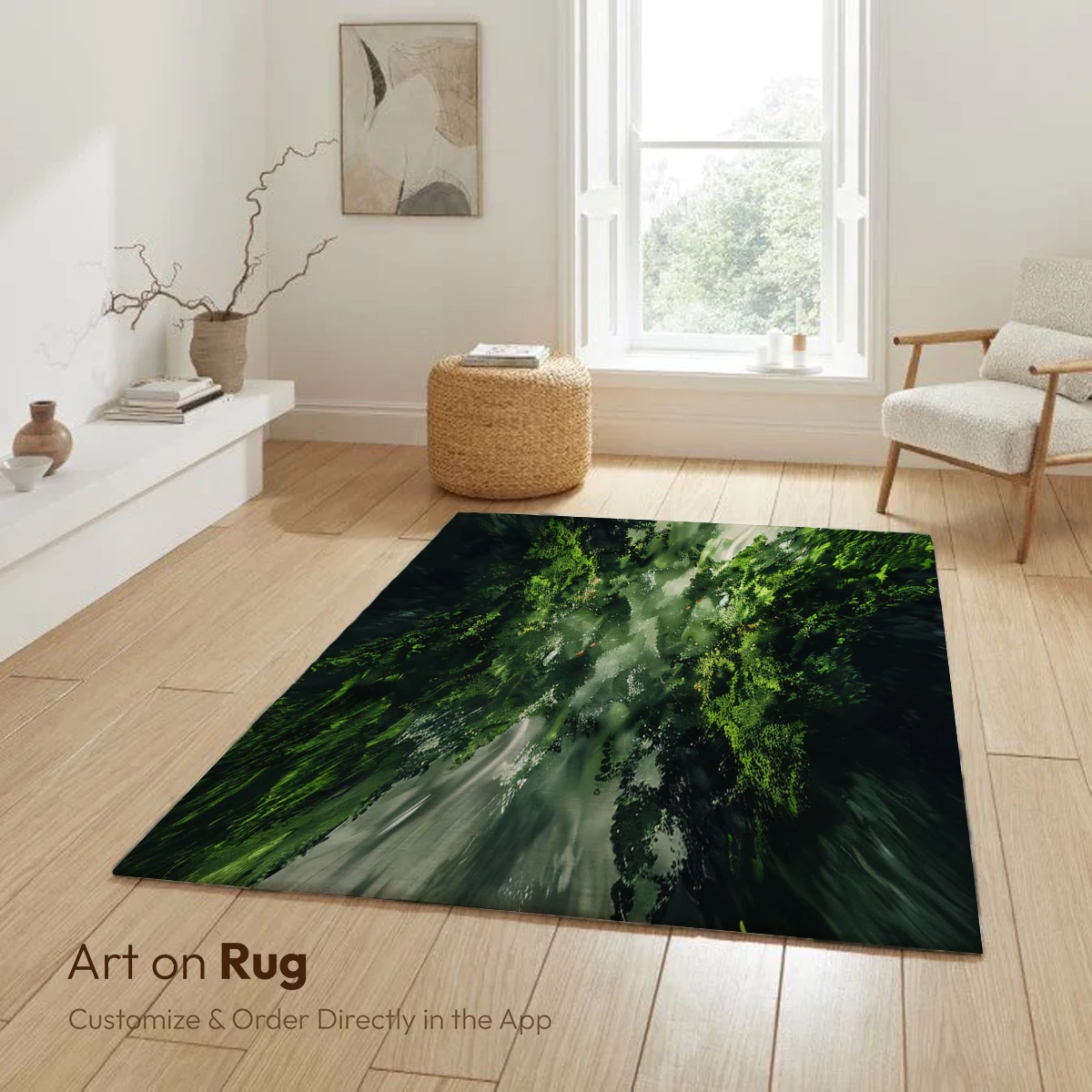 Forest Vortex: Dynamic Green Depths - Image 6