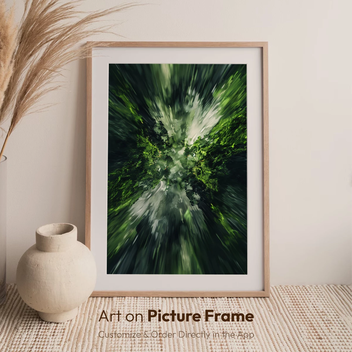 Forest Vortex: Dynamic Green Depths - Image 7