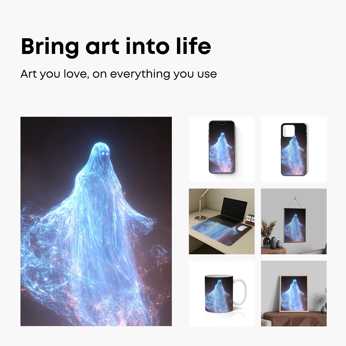 Ethereal Ghostly Presence: Blue Radiance - Image 2