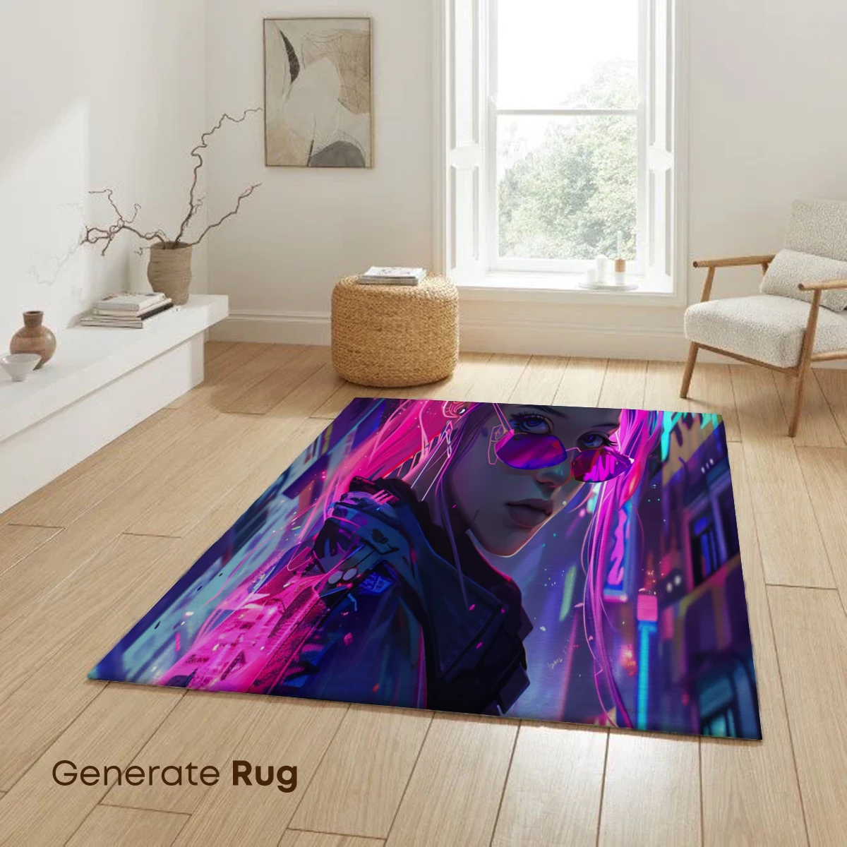 Cyberpunk Neon Warrior: Futuristic Urban Fantasy - Image 6