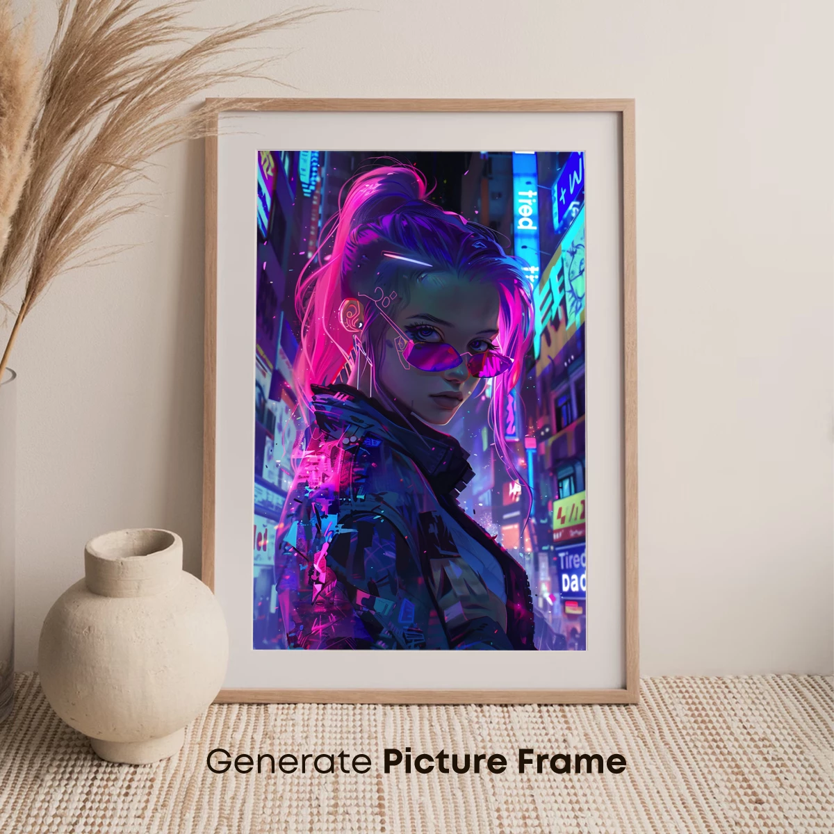 Cyberpunk Neon Warrior: Futuristic Urban Fantasy - Image 7