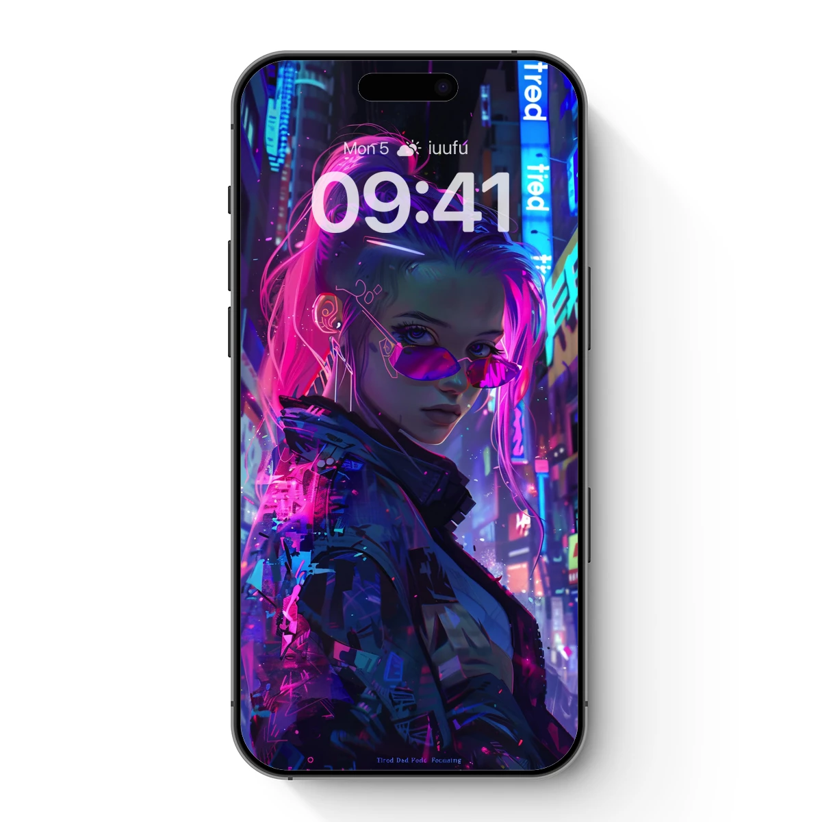 Cyberpunk Neon Warrior: Futuristic Urban Fantasy