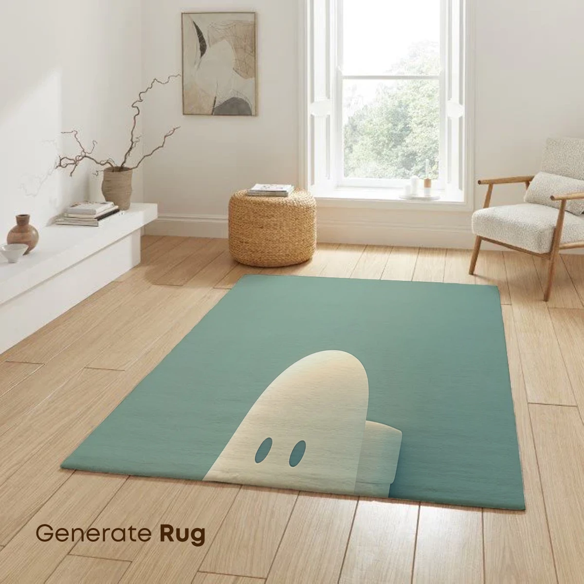 Ghostly Reader in Toilet: Surreal Minimalism - Image 6