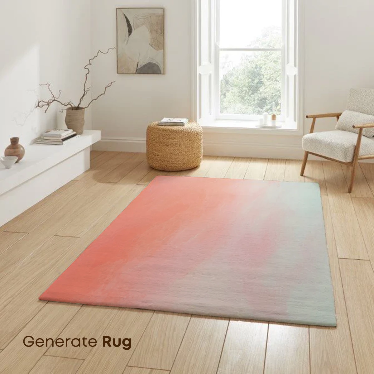 Coral Clouds: Abstract Pastel Fusion - Image 6