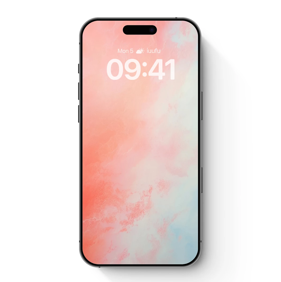 Coral Clouds: Abstract Pastel Fusion