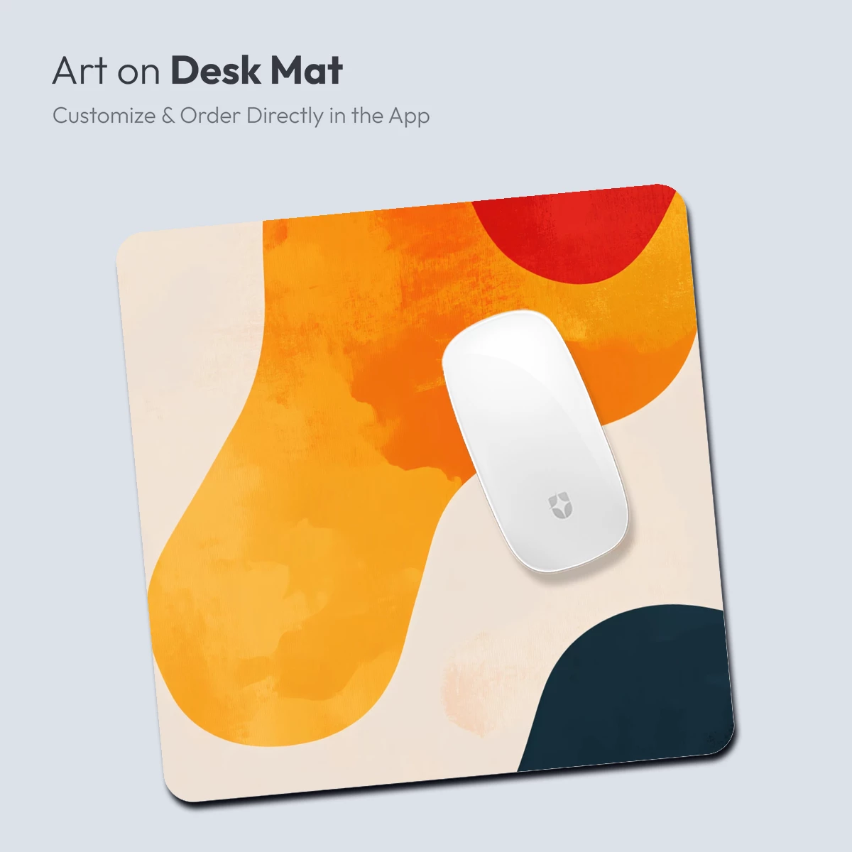 Abstract Fusion: Warm Tones and Bold Shapes - Image 3