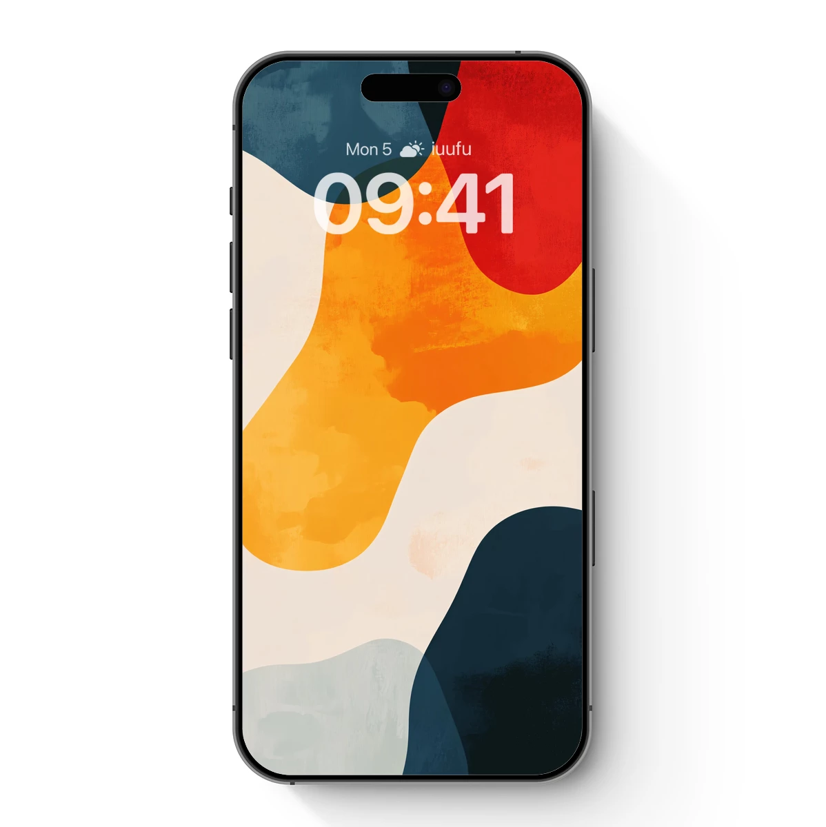 Abstract Fusion: Warm Tones and Bold Shapes - Image 7