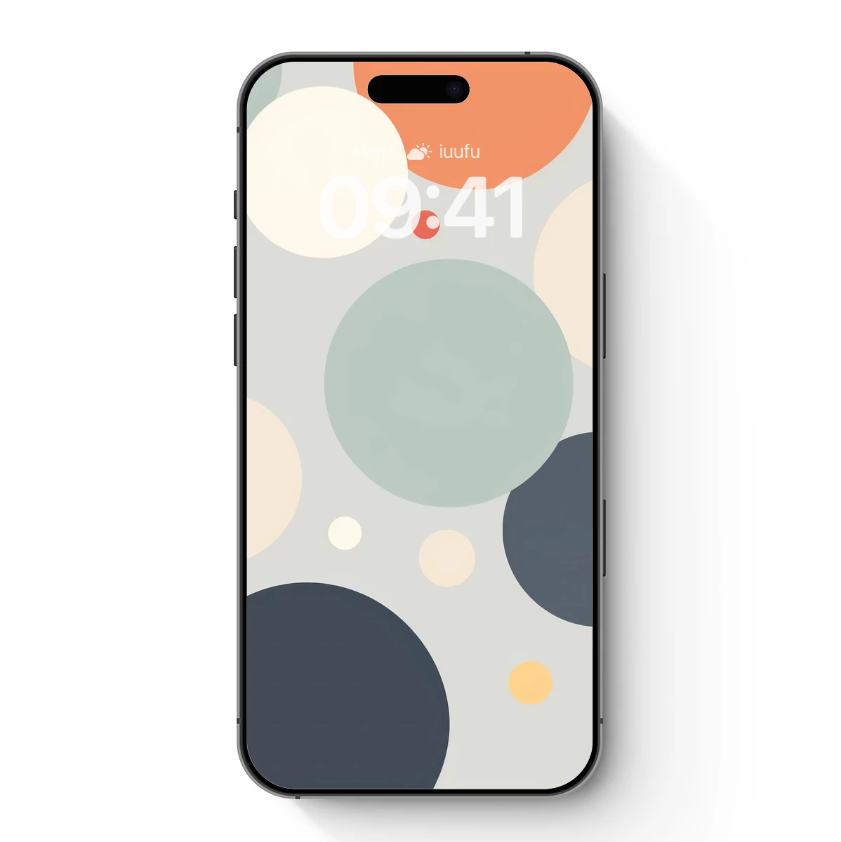 Geometric Harmony: Pastel Circles in Balance