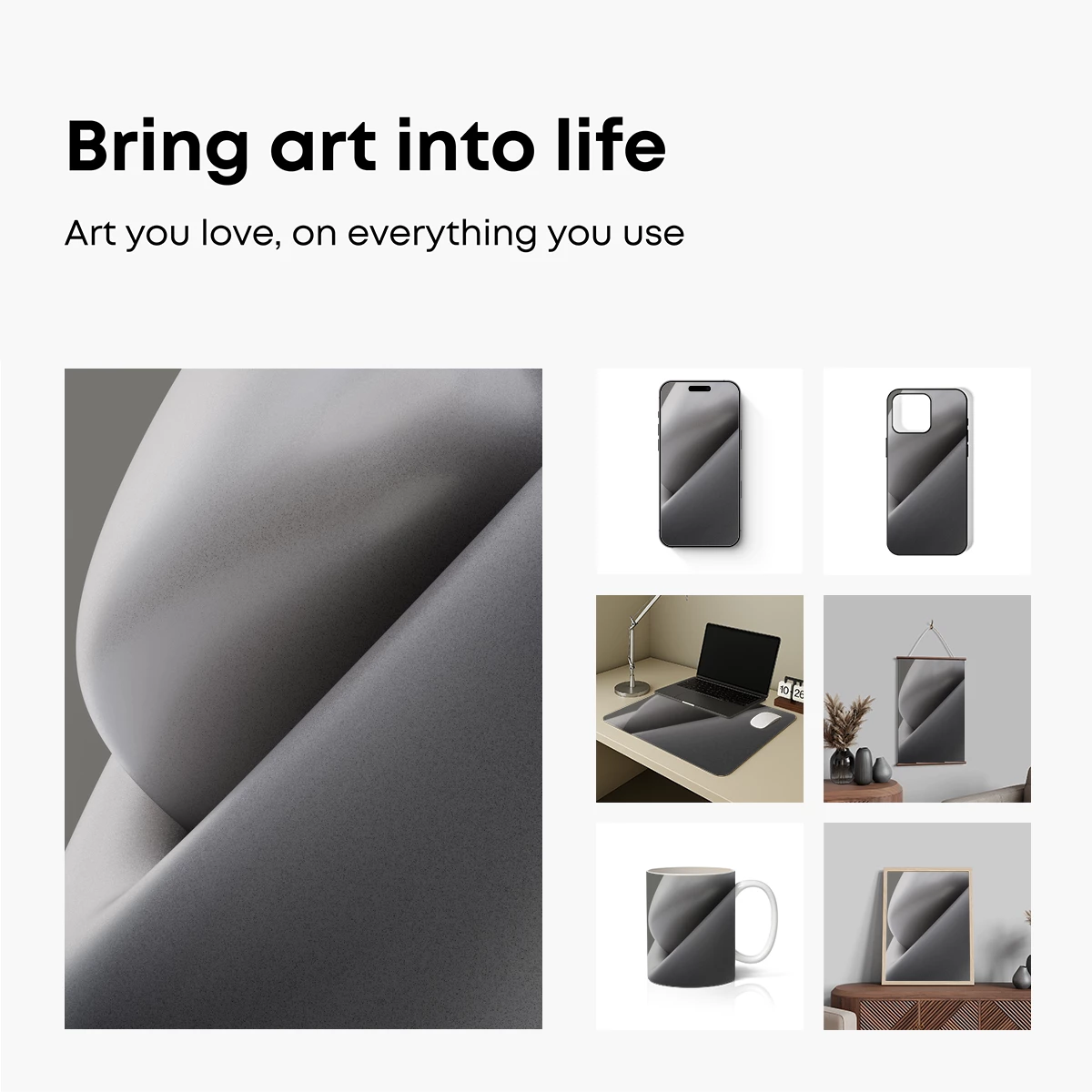 Elegant Curves: Abstract Sculptural Form - Image 2