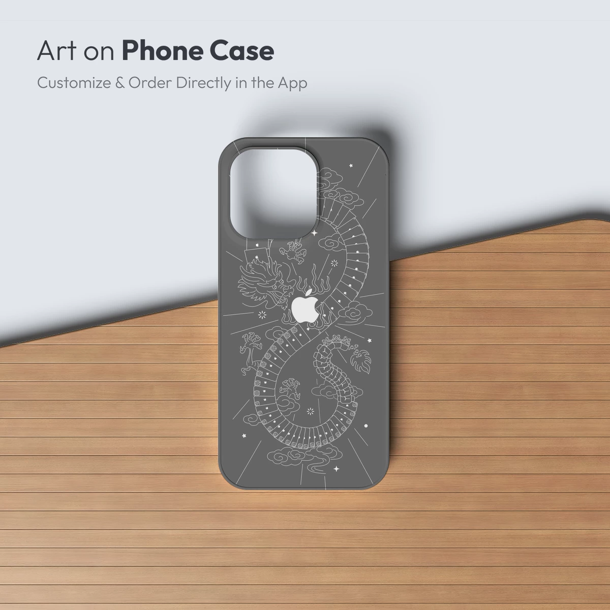 Dragon's Tech Embrace: Apple-Inspired Artistry - Image 2