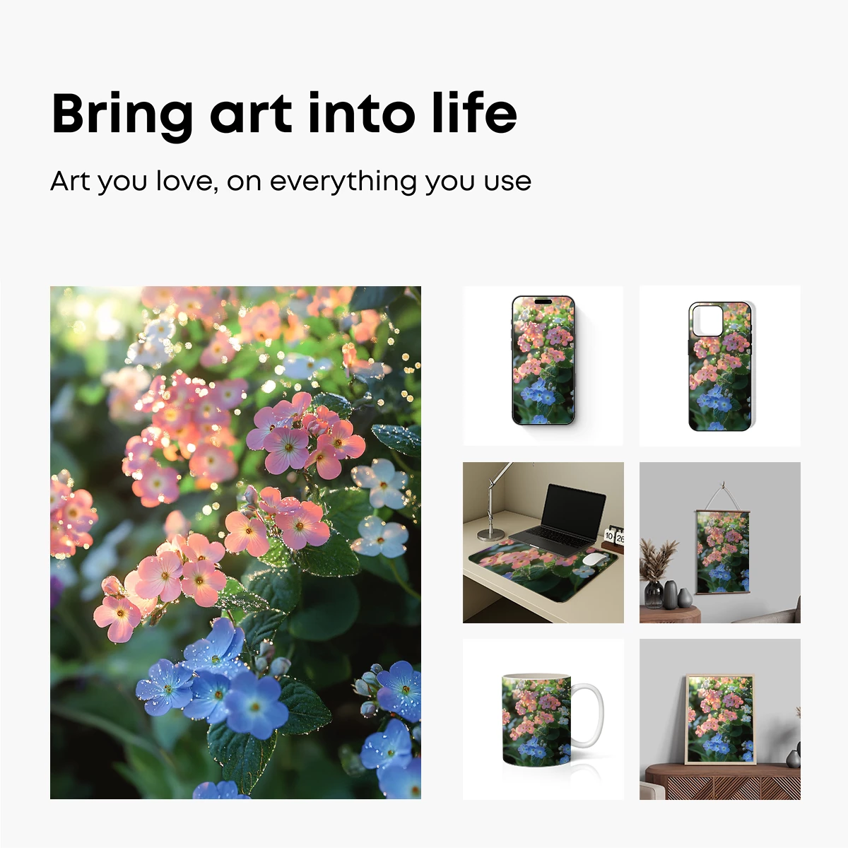 Dew-Kissed Floral Symphony - Image 2