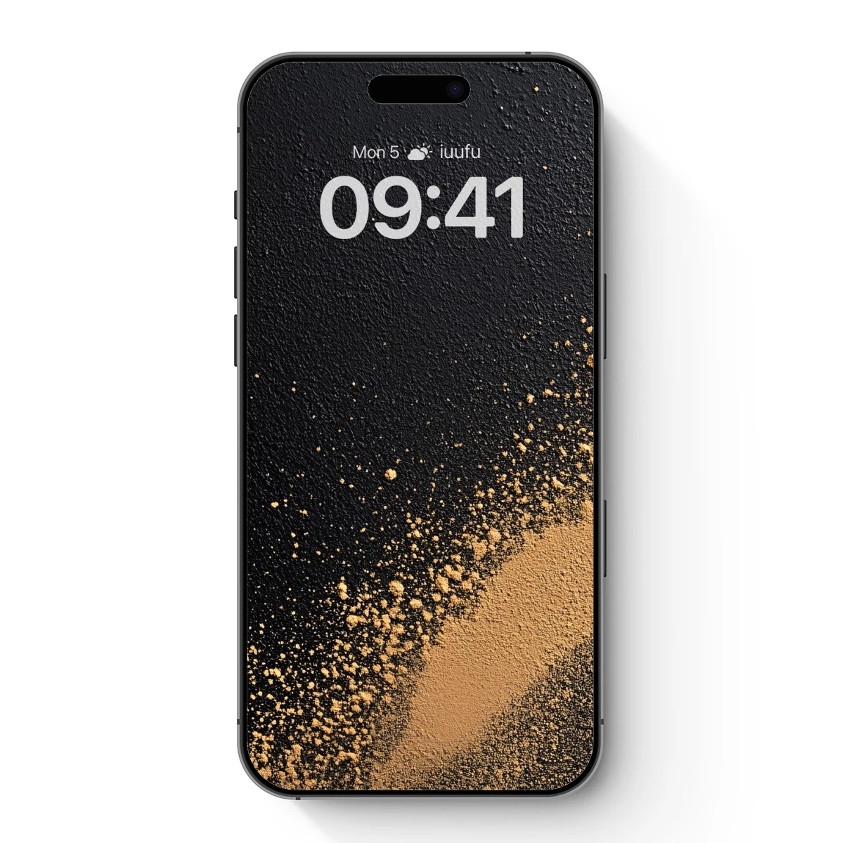 Golden Dust Whispers on Midnight Canvas Golden Dust Whispers on Midnight Canvas