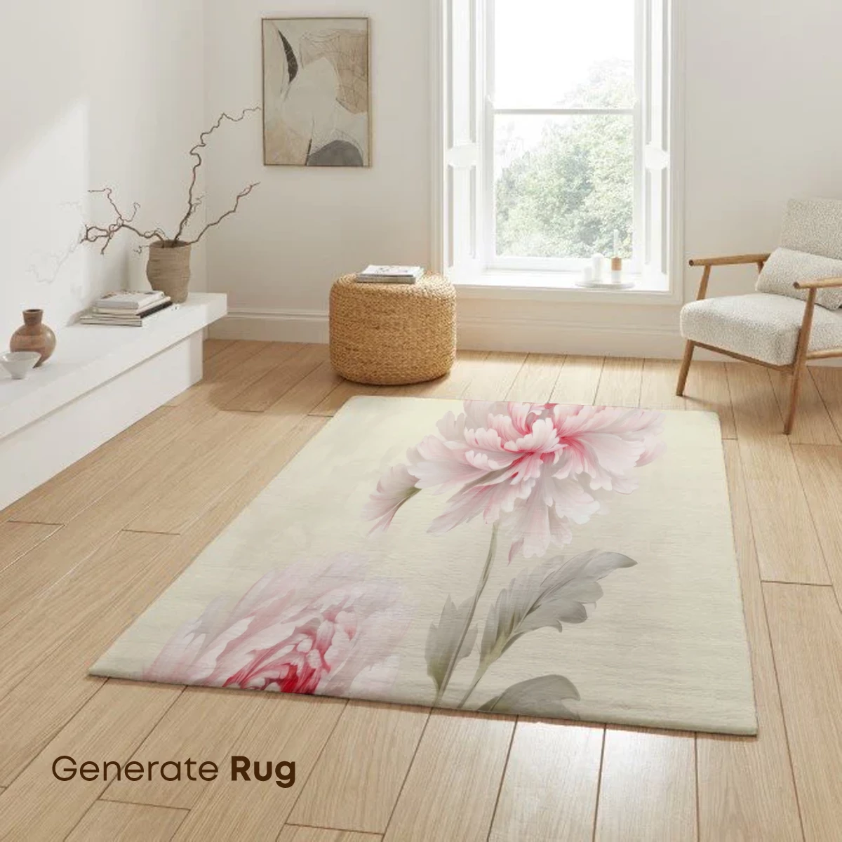 Elegant Peony Whisper: Soft Blooms in Watercolor Harmony - Image 6