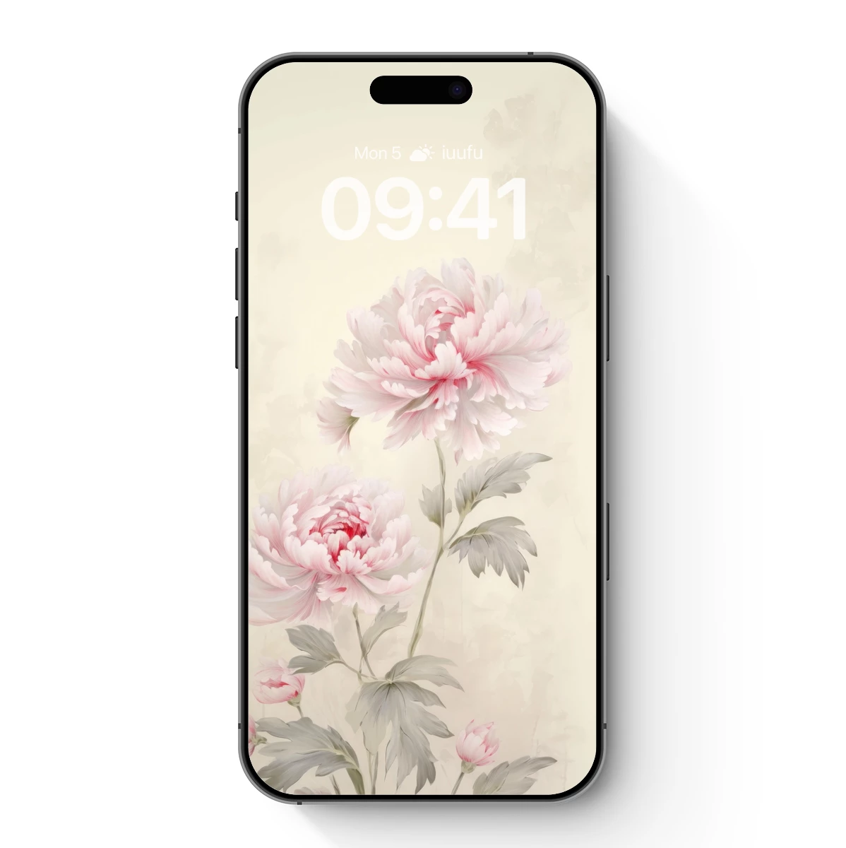 Elegant Peony Whisper: Soft Blooms in Watercolor Harmony