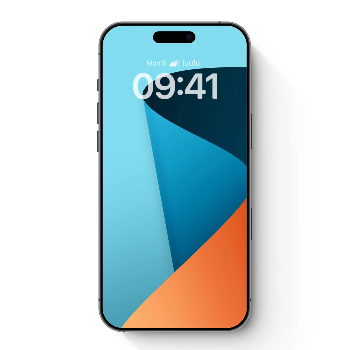 Abstract Wave Symphony: Blue and Orange Fusion