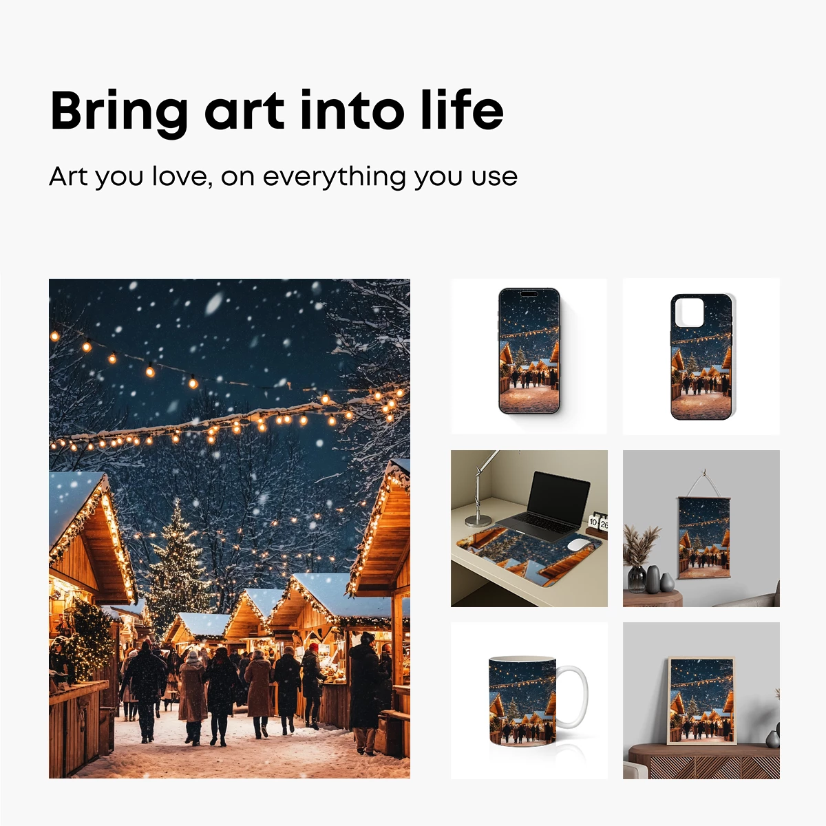 Enchanted Winter Market Glow - Image 2