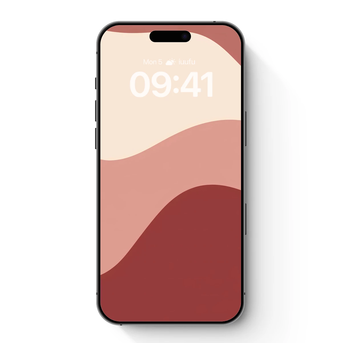 Abstract Terracotta Waves