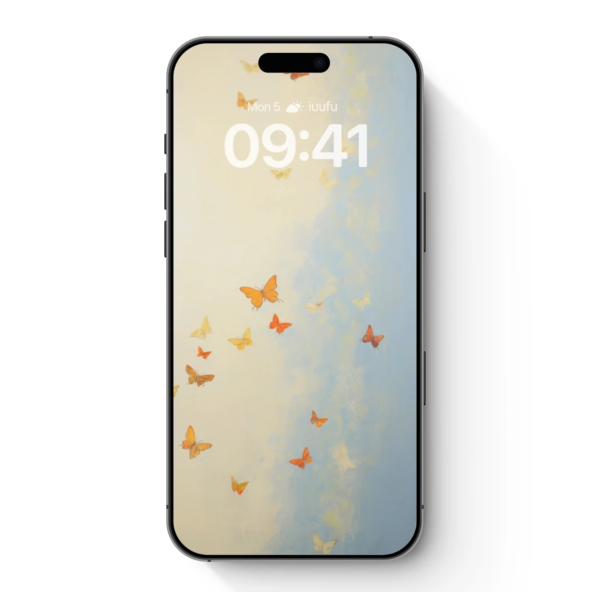 Butterfly Ascension: Ethereal Flight in Pastel Skies