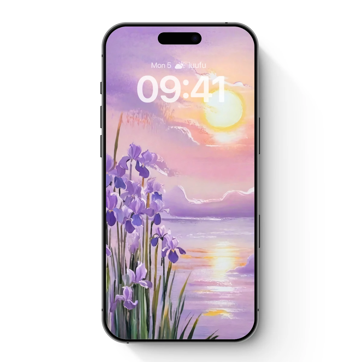 Iris Sunset Symphony