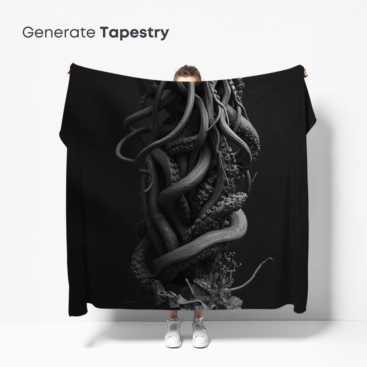 Octopus Tentacle Sculpture: Gothic Marine Mastery - Image 5