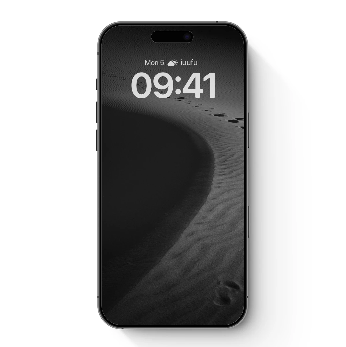 Desert Whispers: Footprints in Sand