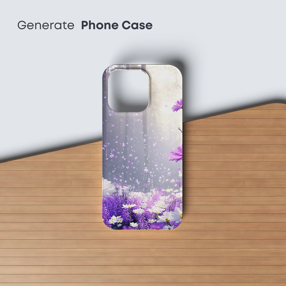 Enchanted Forest Bloom: Purple Floral Fantasy - Image 3