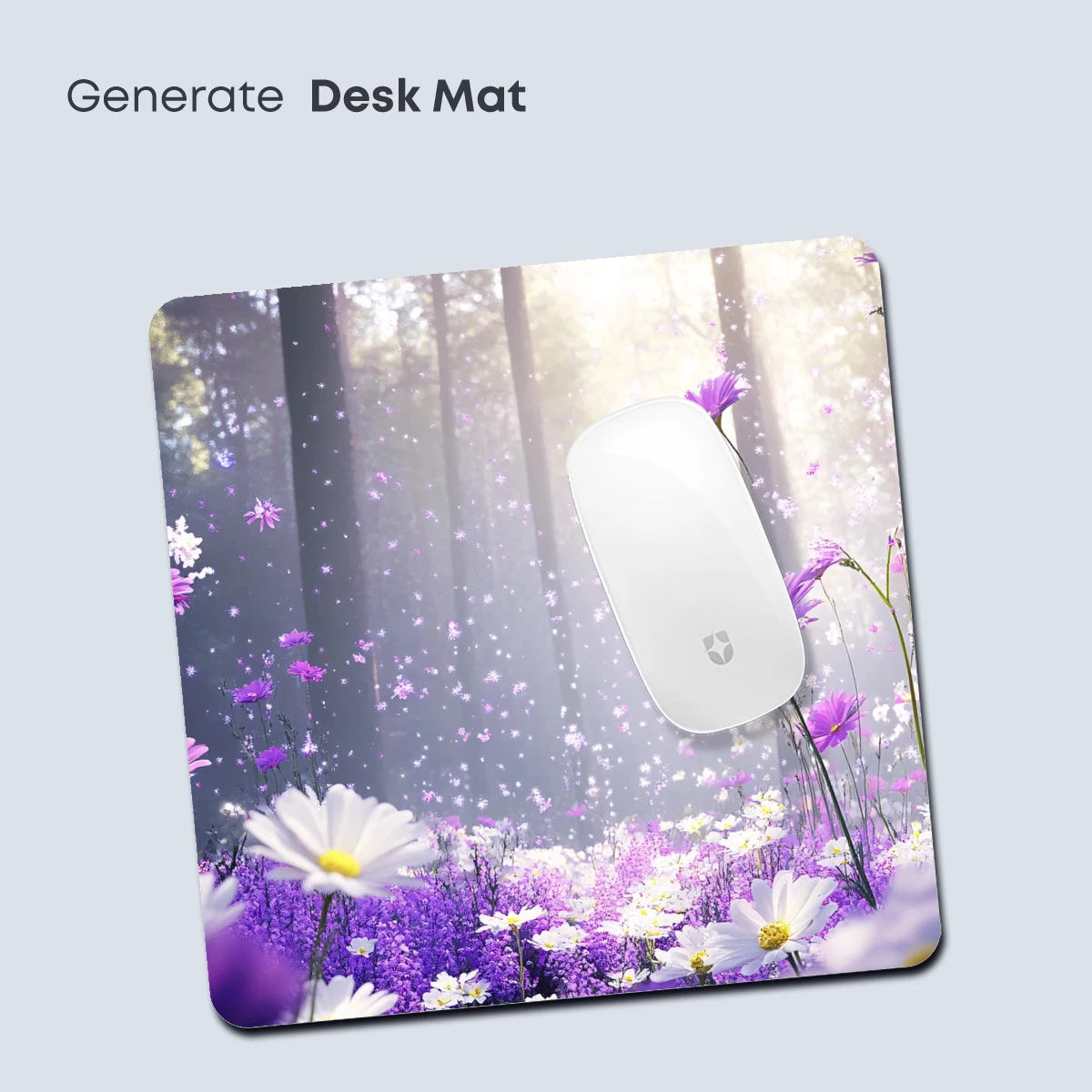 Enchanted Forest Bloom: Purple Floral Fantasy - Image 4