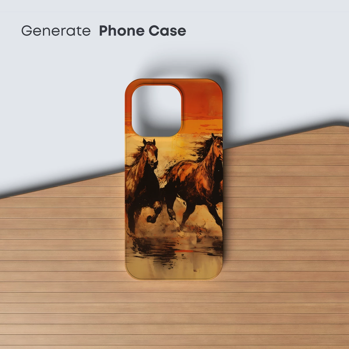 Galloping Spirits: Sunset Horses in Motion - Image 3
