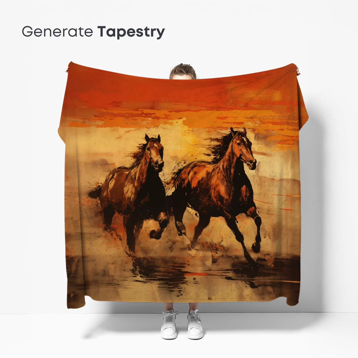 Galloping Spirits: Sunset Horses in Motion - Image 5