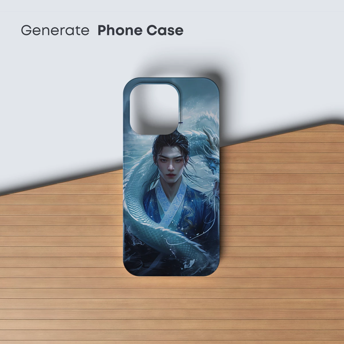 Ethereal Dragon Embrace: Mythic Fantasy Art - Image 3