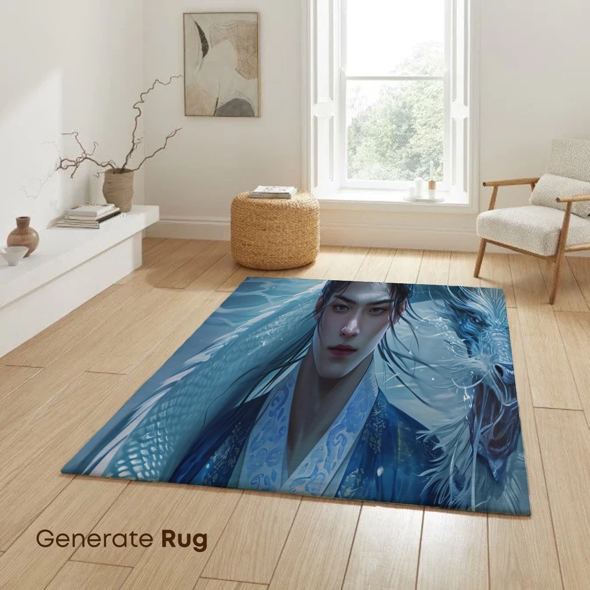 Ethereal Dragon Embrace: Mythic Fantasy Art - Image 6