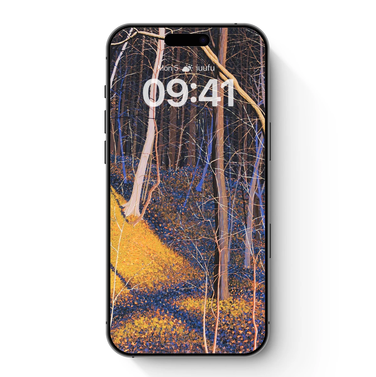 Autumnal Forest Shadows: A Painterly Symphony