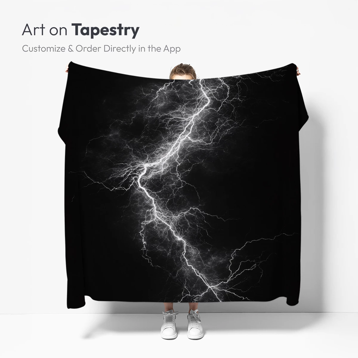 Electric Storm: Monochrome Lightning Bolt - Image 5