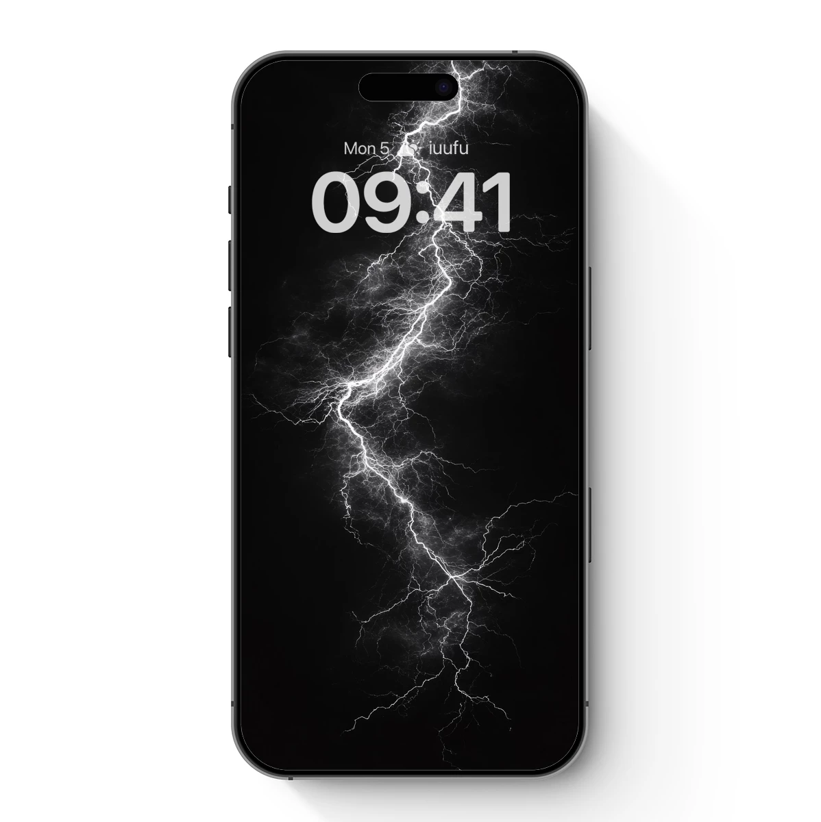 Electric Storm: Monochrome Lightning Bolt