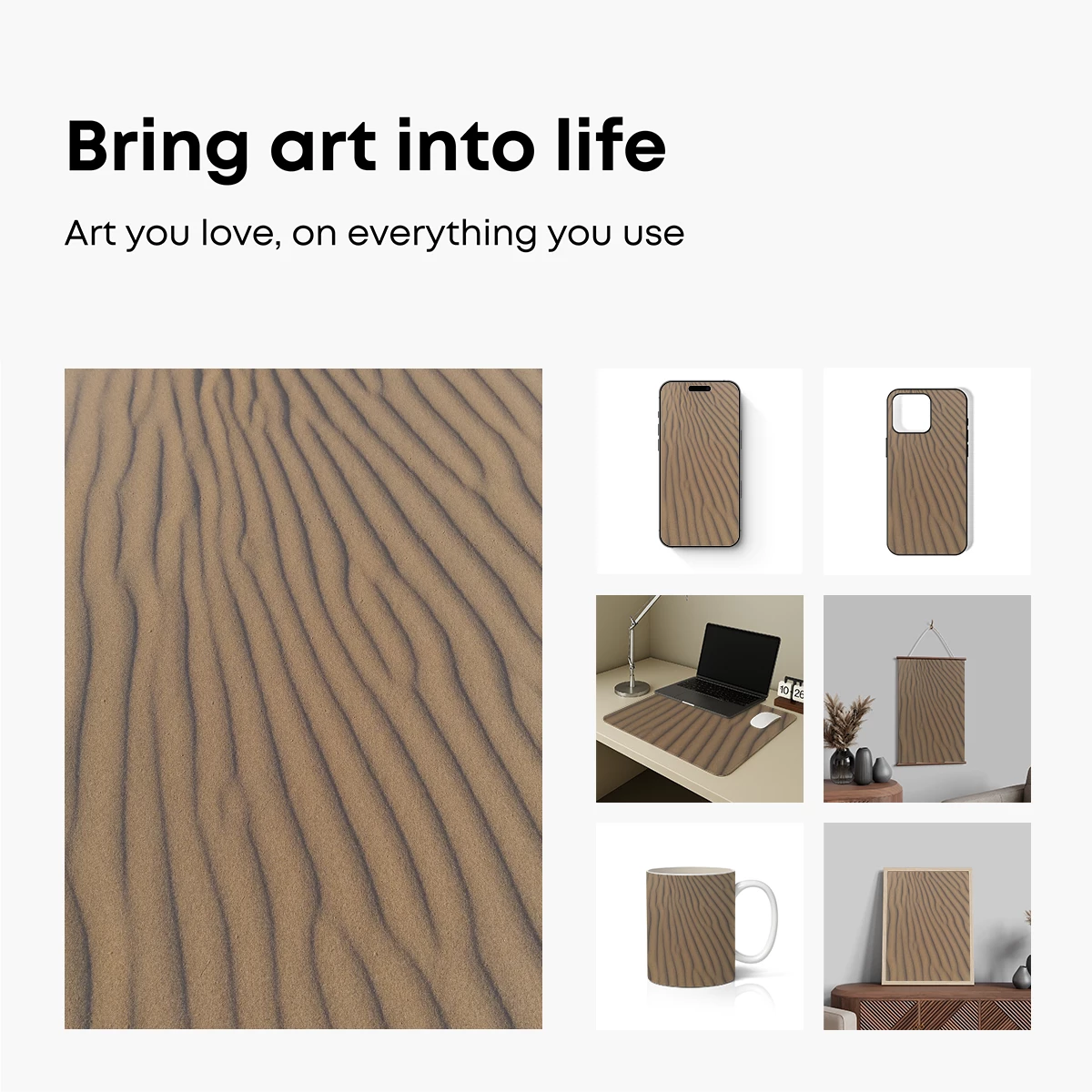 Desert Ripples: Sand's Elegance in Motion