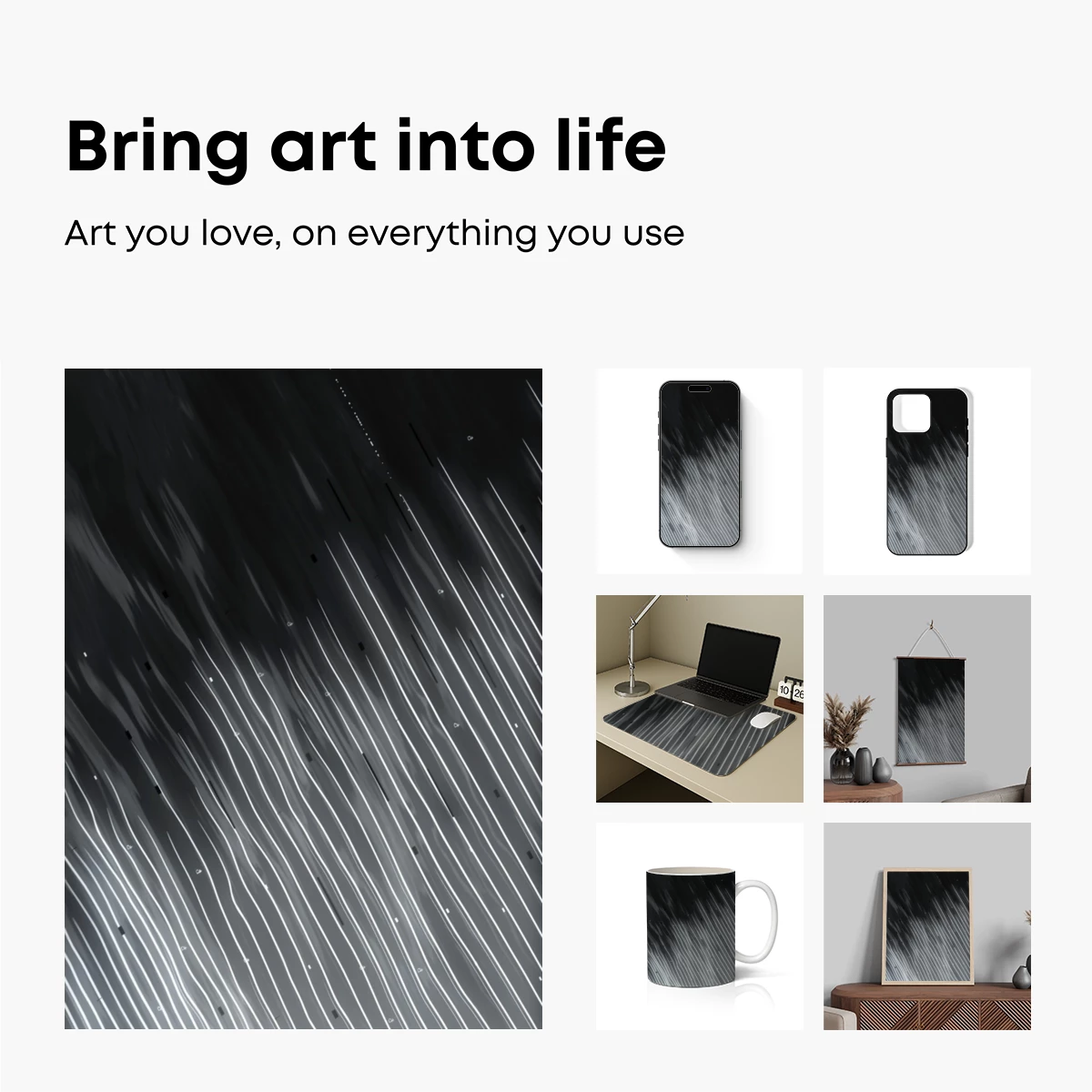 Diagonal Light Trails: A Digital Odyssey - Image 2